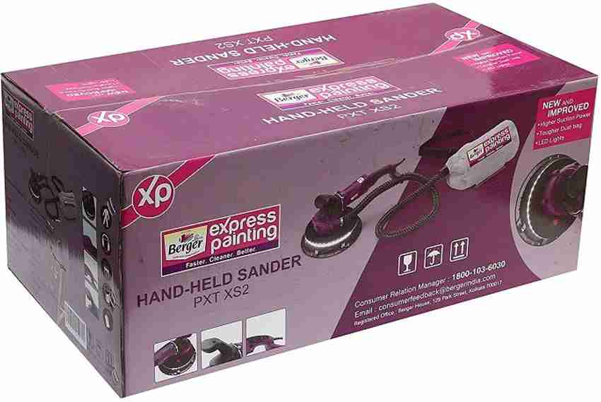 Berger F00PXT0XS2001000 1010 Watt Hand Held Sander for Wall Sanding Multicolor Pack of 1 3 inch Disc Sander Price in India Buy Berger F00PXT0XS2001000 1010 Watt Hand Held Sander for Wall