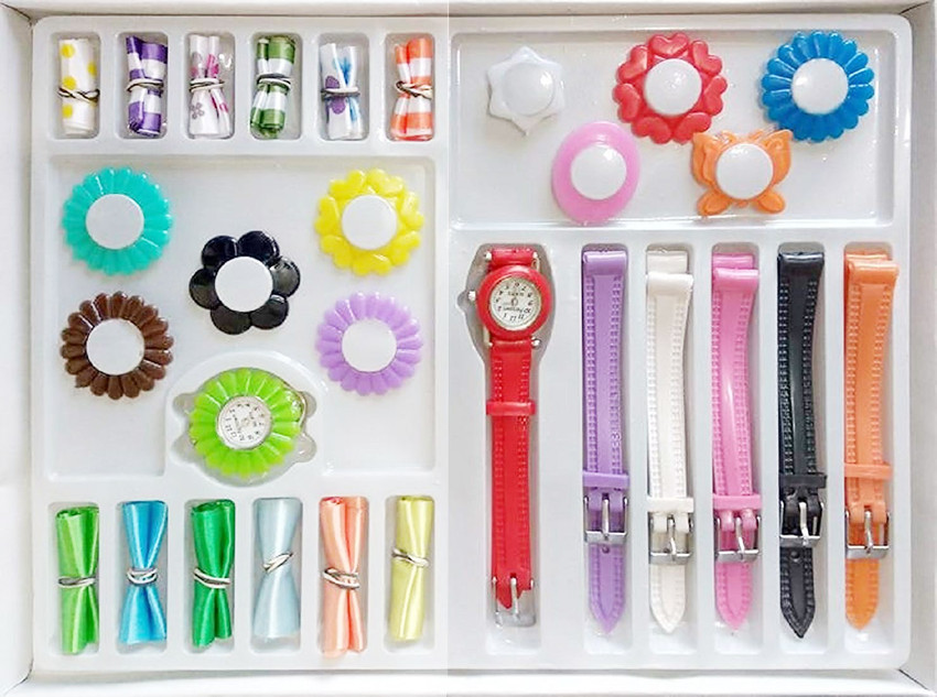 KNACK Analog Watch For Girls Buy KNACK Analog Watch For Girls 18 Multicolor Strap 10 To 15 Years Teenager Watch Girls Watch Best Low Price Watch for Baby Girl Online at Best Prices