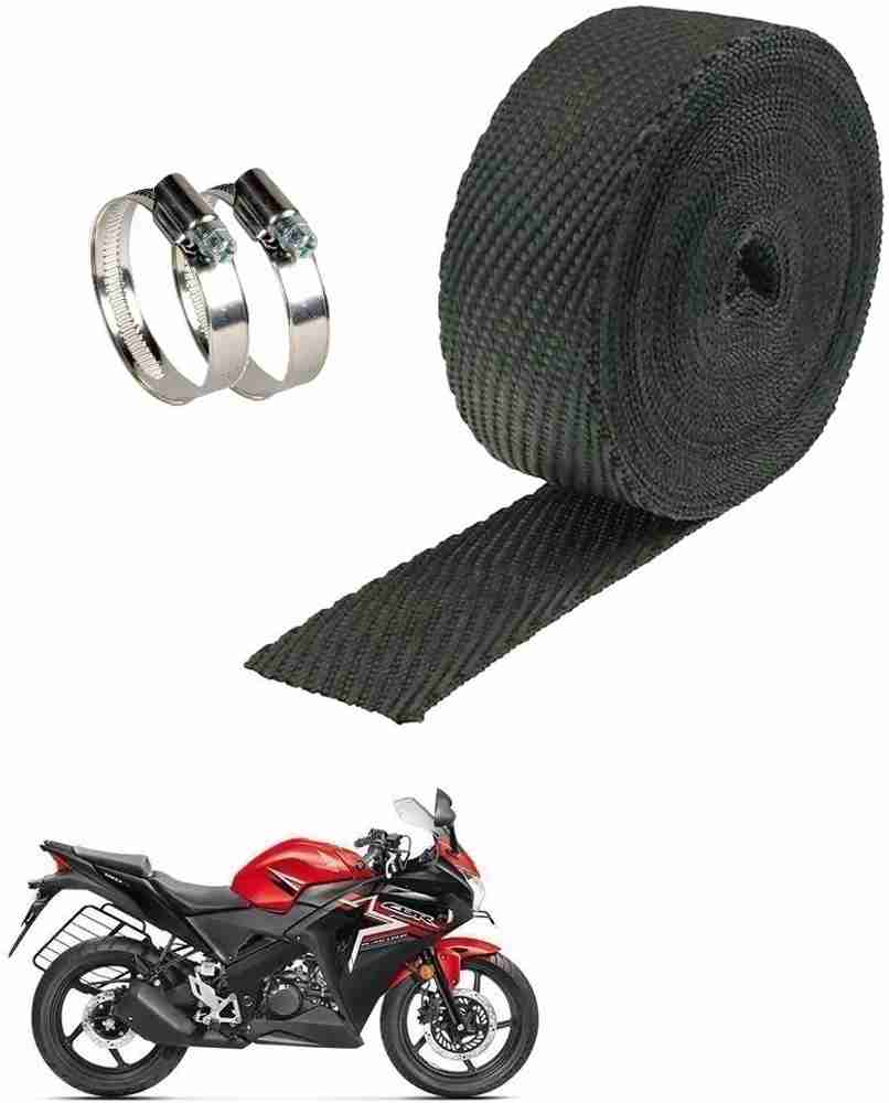 Dhe Best Bike Slinecer Wrap with Clamp Heat Shield Bike Exhaust Silencer Wrap WP 121 Bike Exhaust Heat Shield Price in India Buy Dhe Best Bike Slinecer Wrap with Clamp Heat Shield