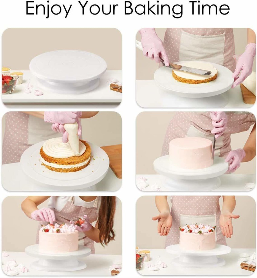 Up To 58% Off on NewHome Rotating Cake Turntab