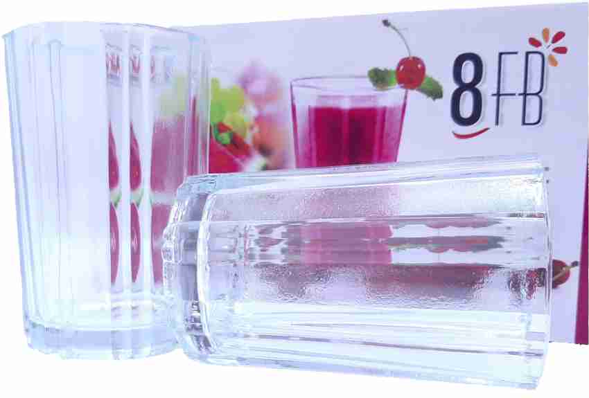 Virya (Pack of 6) Small Water & Juice Glass Set Glass Set Water