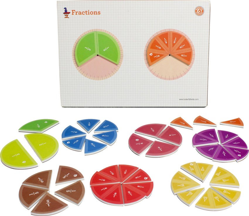 Geoboard with Fraction Circles Math Set
