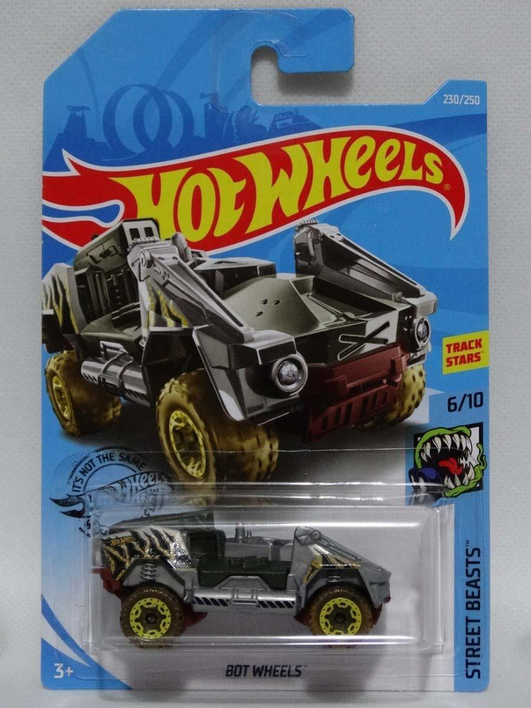 HOT WHEELS 230/250, HW STREET BEASTS 6/10, COLLECTIBLE, DIE