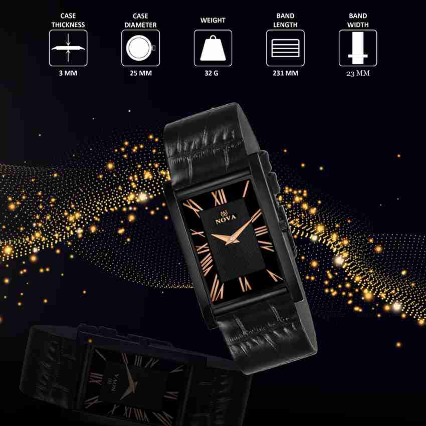 Slim rectangular watches clearance