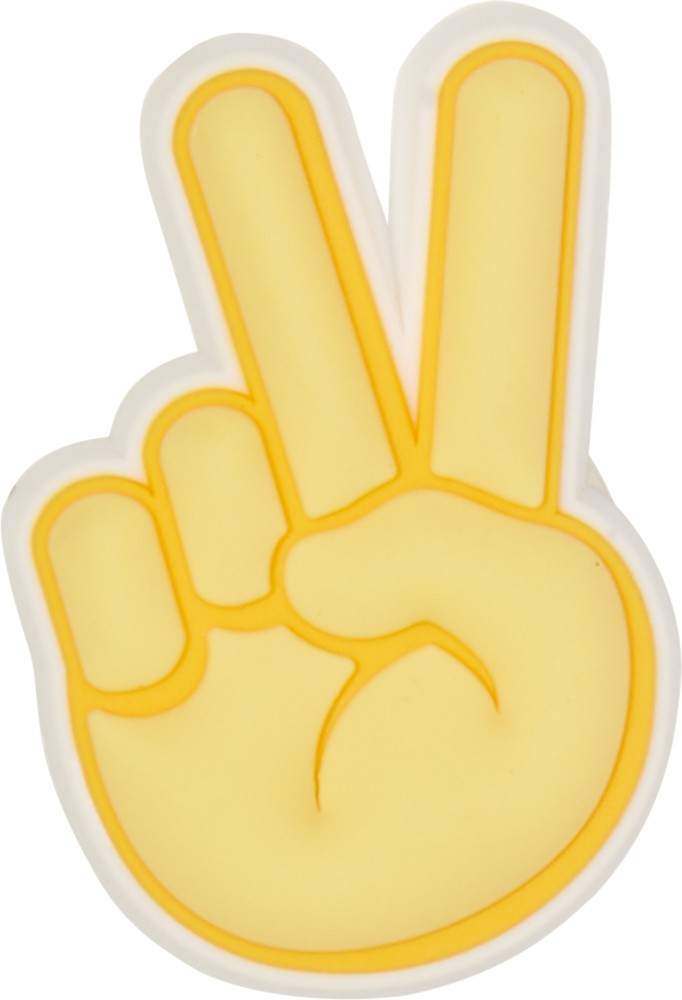 Peace clearance sign jibbitz