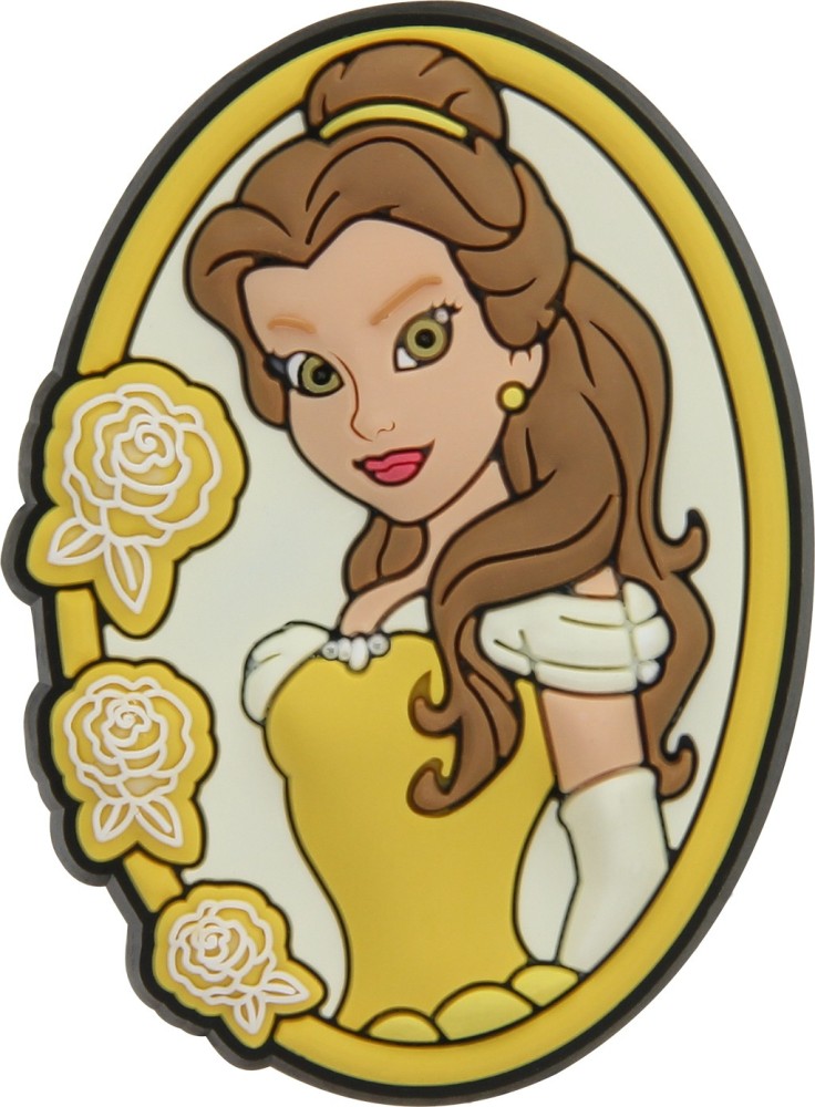 Disney Crocs Charm Jibbitz Princess Belle Shoe Charm -new