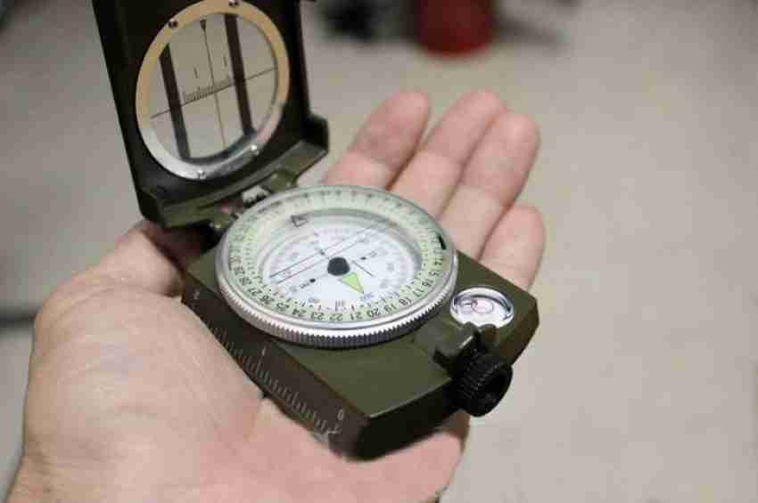 Magnetic Compass Online Both Side Glass (Pack of 12) (Size 20mm / 2cm)