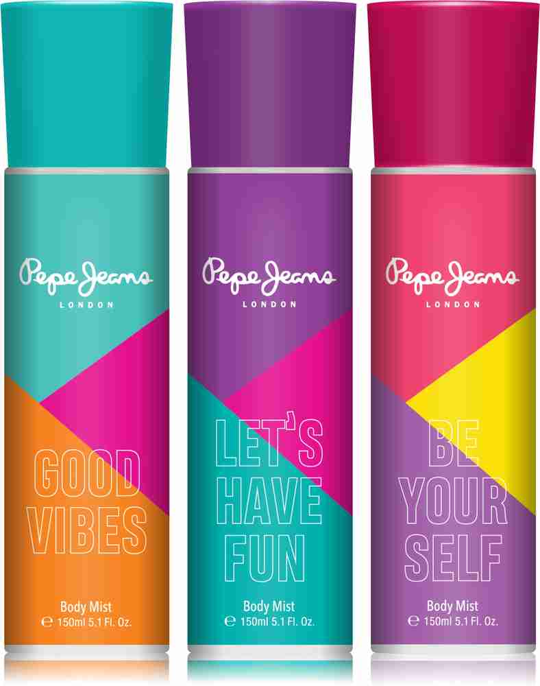 Pepe Jeans London Good Vibes and Let s Have Fun and Be Your Self