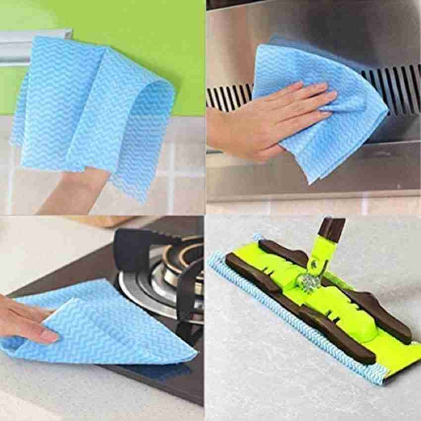 Embuer Reusable Non-Woven All Purpose Kitchen Towel Roll - 2 x 80 Pulls