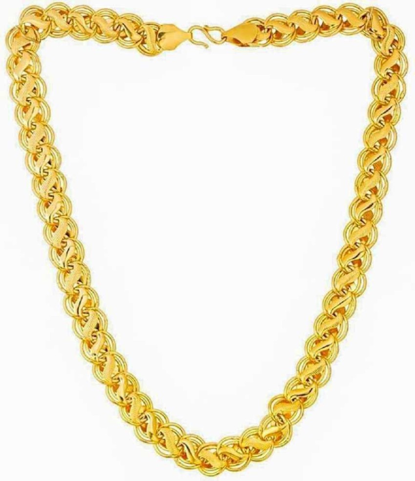 MEENAZ chain for boys 1 gram gold chain for men gents golden ...