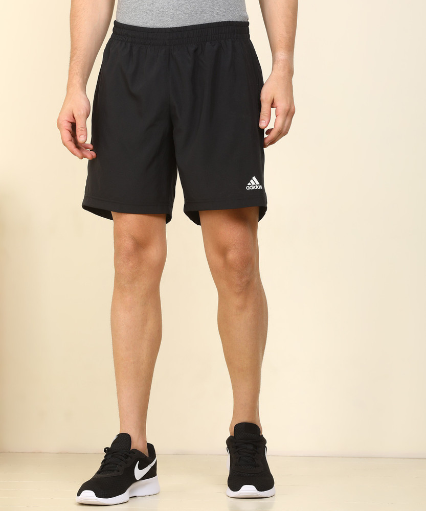 Buy ADIDAS Solid Men Black Sports Shorts Online at Best Prices in India