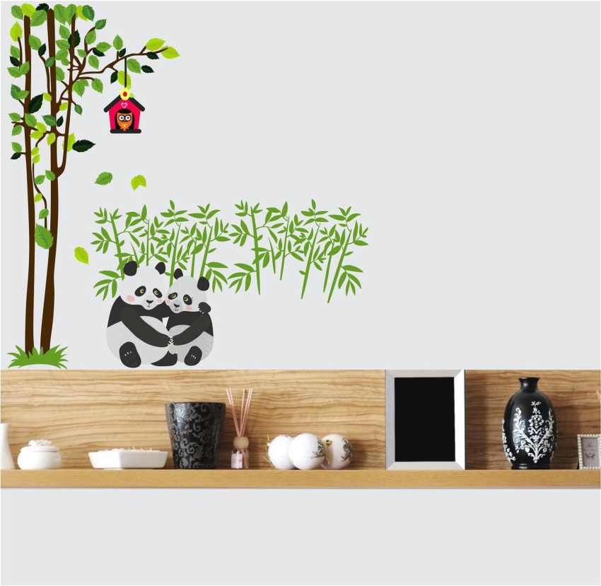 Printed PVC Vinyl Baby Panda Wall Sticker, Size/Dimension: 4 Square Feet at  Rs 80/piece in Delhi