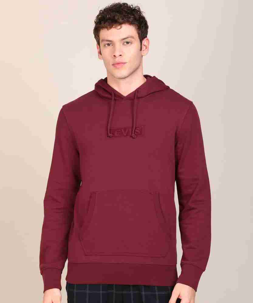 Levi's clearance burgundy hoodie