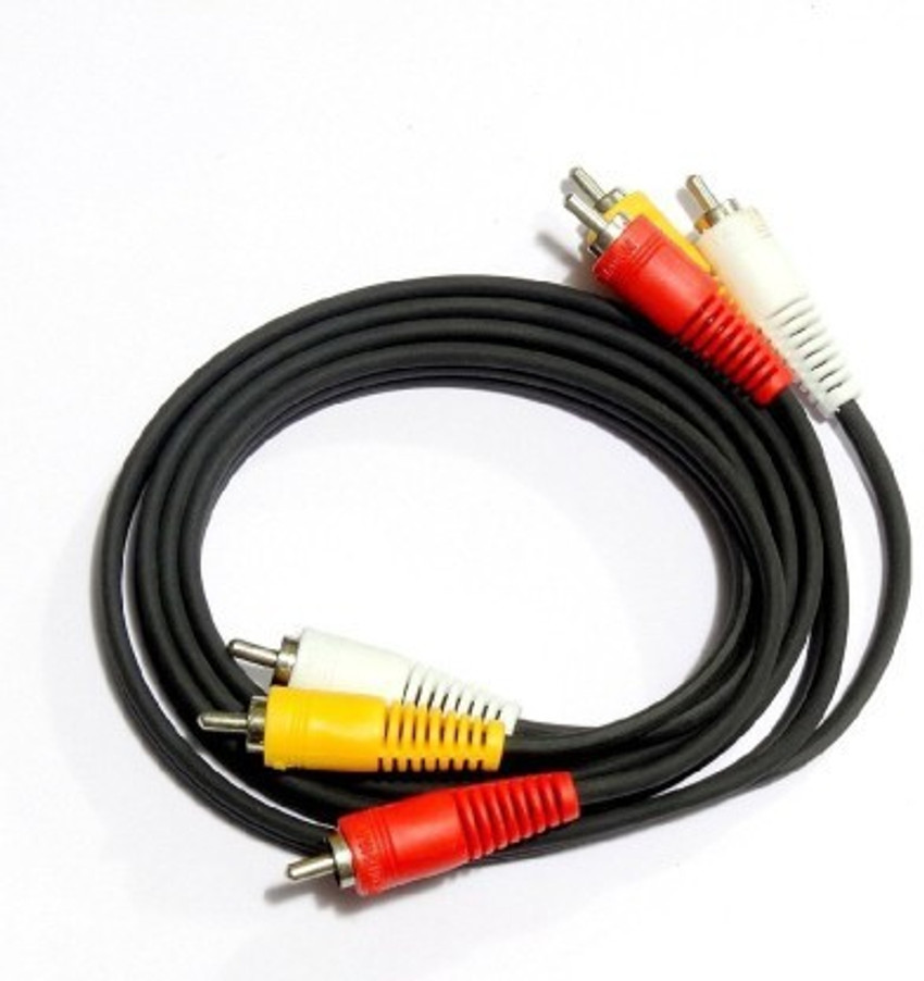 Grizzly TV out Cable 3 RCA 3 RCA Composite Audio Video AV Male