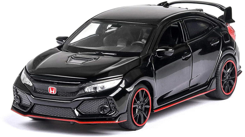 hph craft Diecast Metal Honda Civic Type R Model Pull Back Car Toy