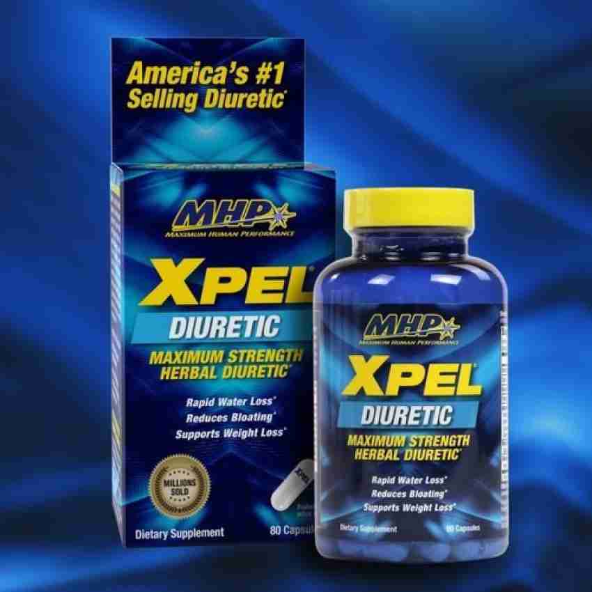 MHP XPEL MAXIMUM STRENGTH HERBAL DIURETIC RAPID WATER LOSS