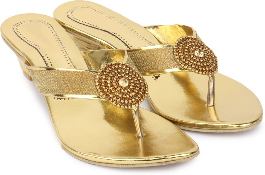 Golden sandals for discount women