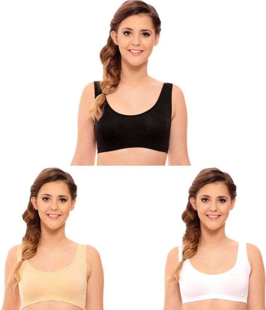 Buy online Black Solid Sports Bra from lingerie for Women by Envie for ₹499  at 38% off