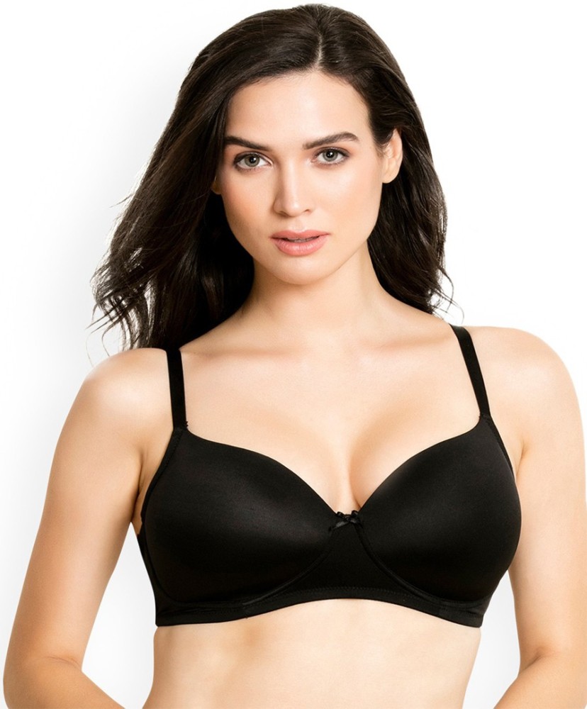 HANES All Day Comfortable Concealer underwire Ladies bra black Color Size ( 34B) Women T-Shirt Lightly Padded Bra - Buy HANES All Day Comfortable  Concealer underwire Ladies bra black Color Size (34B) Women