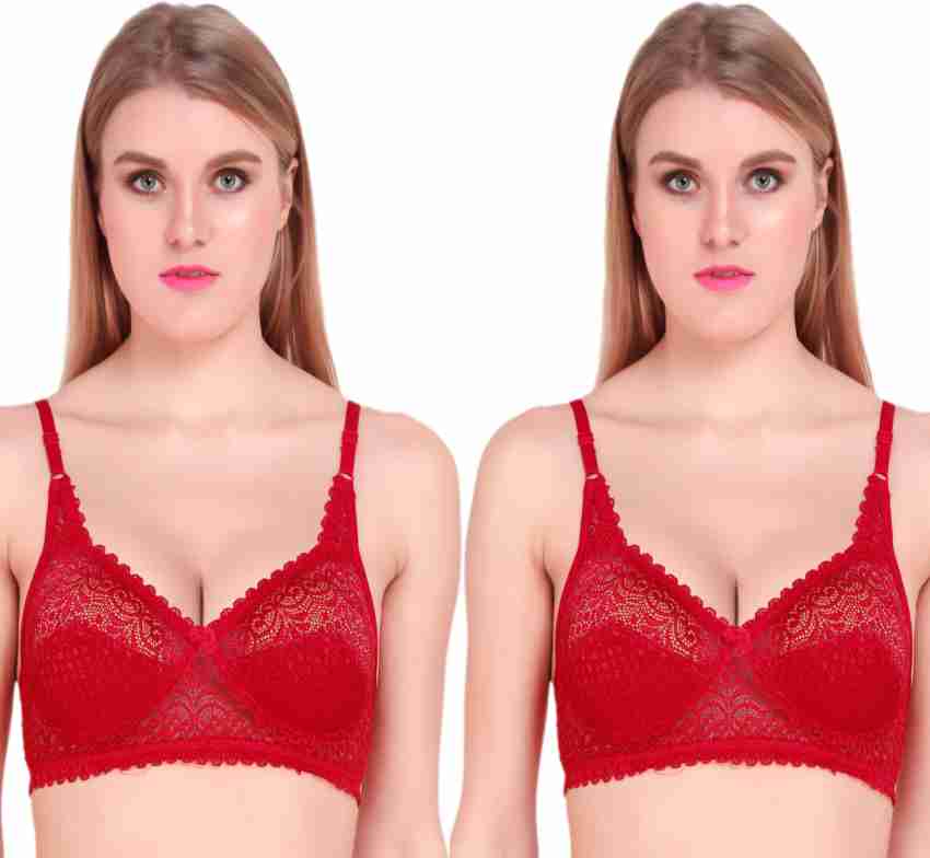 Fashion Frill Women Full Coverage Non Padded Bra