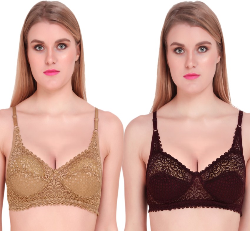 S.A.Saadgi Women Full Coverage Non Padded Bra - Buy S.A.Saadgi Women Full  Coverage Non Padded Bra Online at Best Prices in India