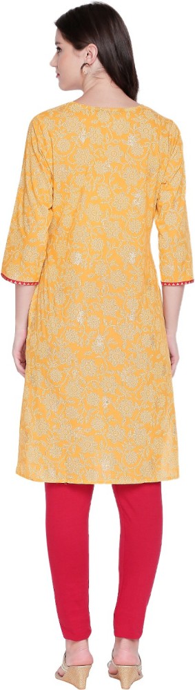 Rangmanch by Pantaloons Women Printed Straight Kurta - Buy