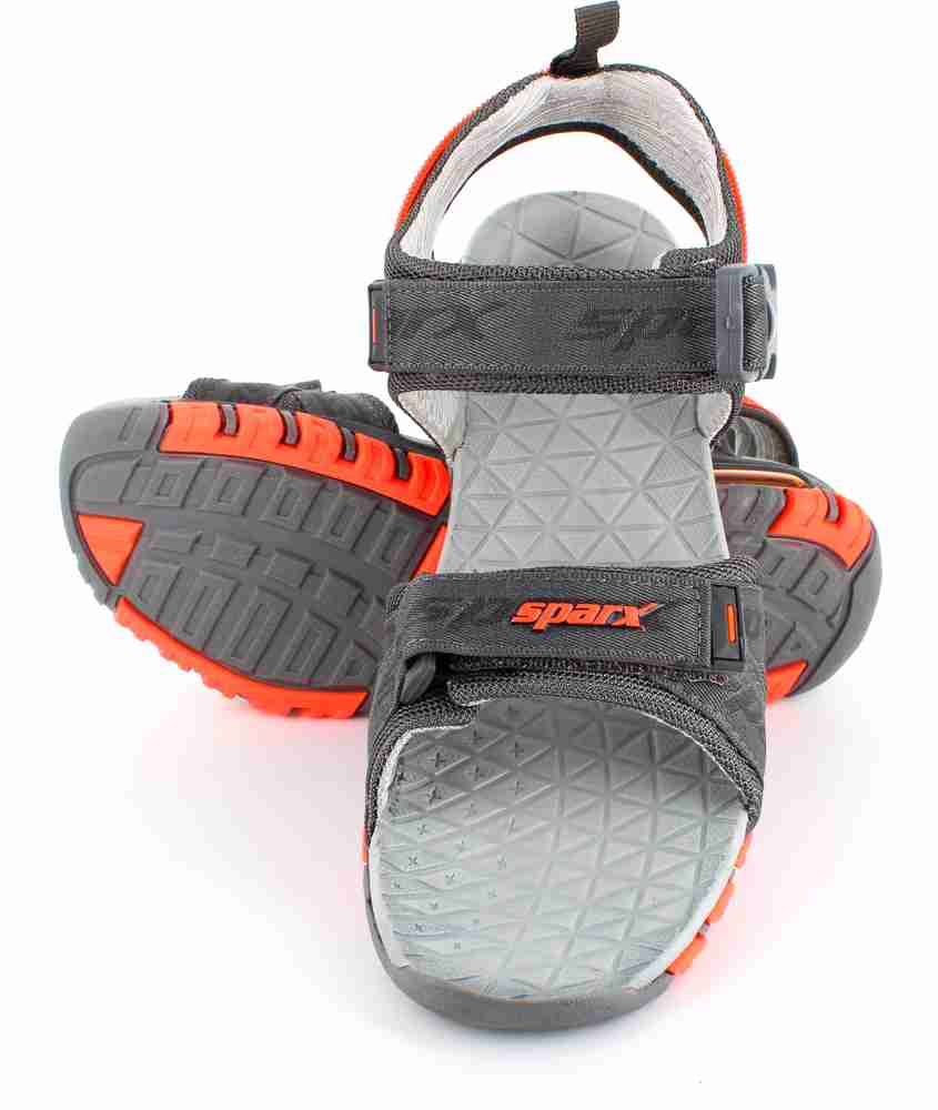 Buy Sparx Men Grey Orange Sandals Online at Best Price