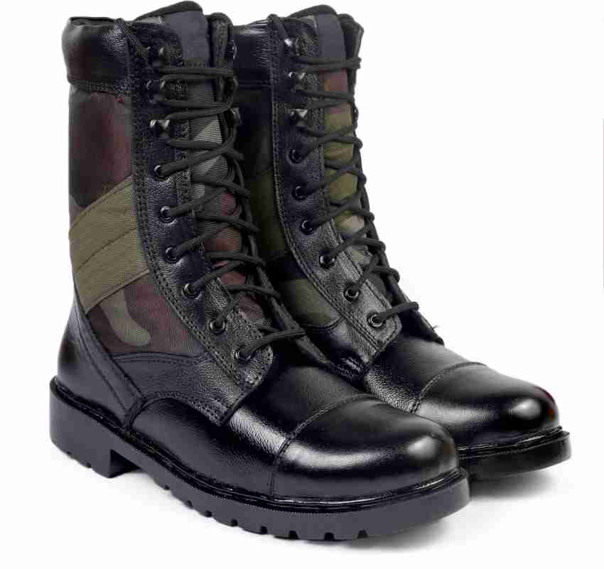 speczo Men's Pure Leather Army Boots Boots For Men - Buy speczo