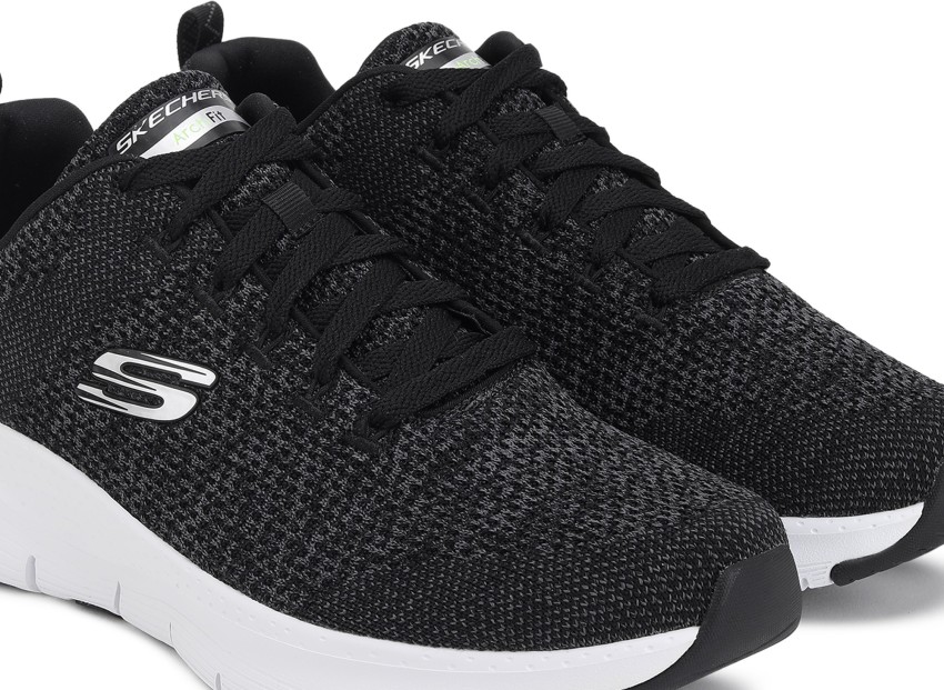 Skechers 232041 Men Arch Fit- Waveport Sneakers: BKGY