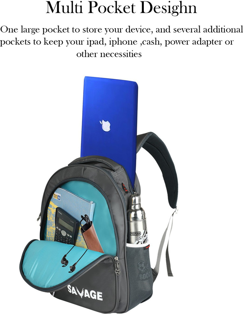 Topper Savage Plus School Bag for Boys Girls Waterproof With Rain cover School College Bags for Boys Tourister Travel Bags Men 6th to 12th lightweight school beg school bags with 3 compartment school ...