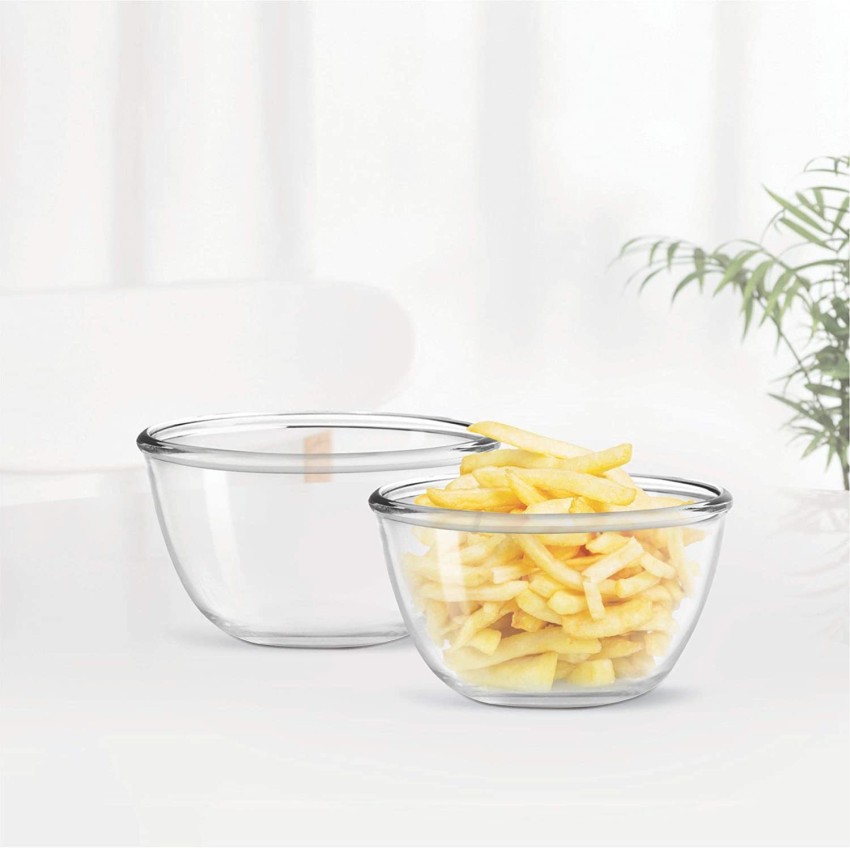 Buy Borosilicate Mixing Bowl with Microwavable Lid - Treo by Milton