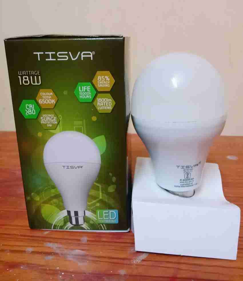 TISVA 18 W Round B22 LED Bulb Price in India Buy TISVA 18 W