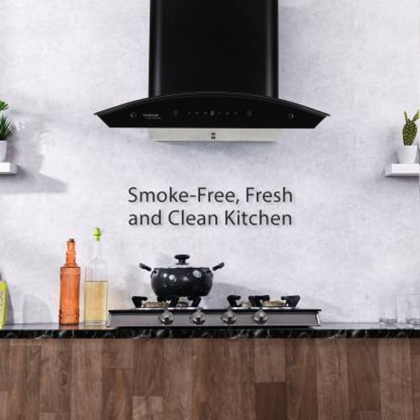 Wall shop mounted chimney