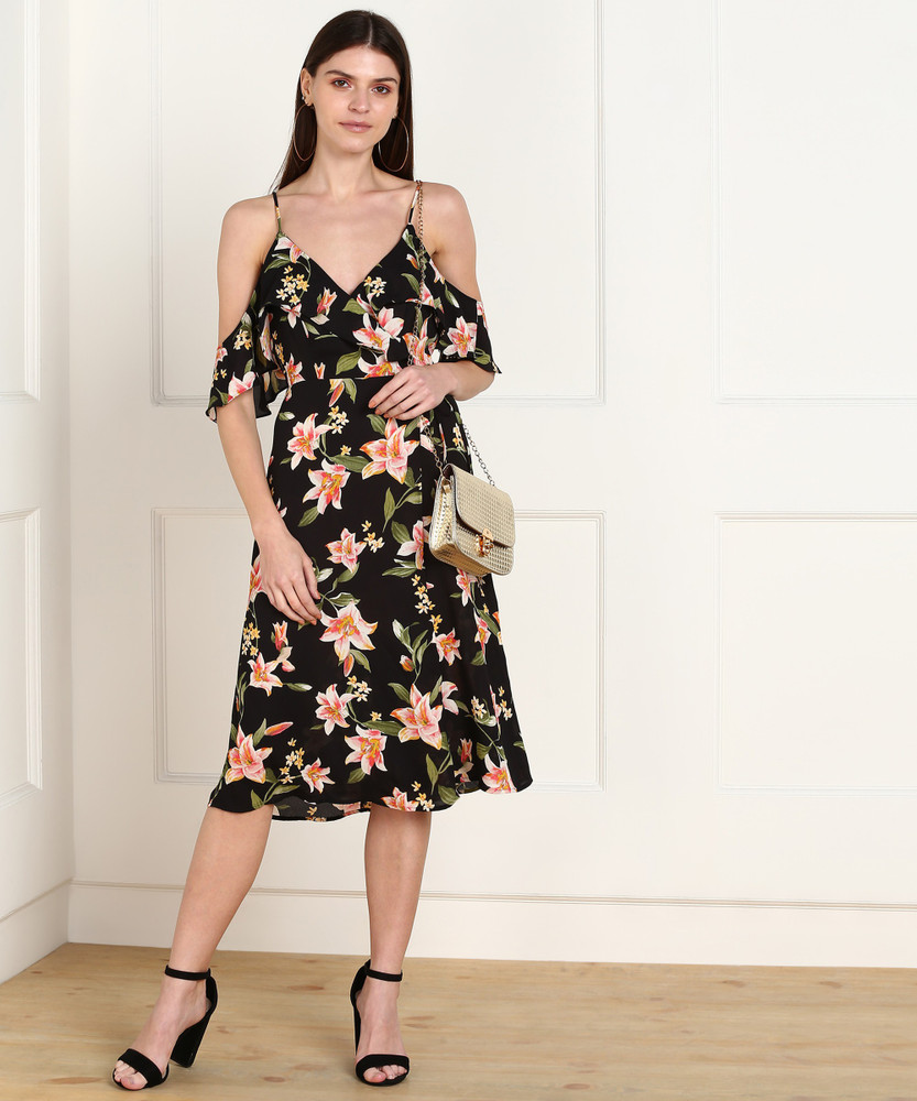 FOREVER 21 Women Wrap Black Dress Buy FOREVER 21 Women Wrap Black Dress Online at Best Prices in India Flipkart