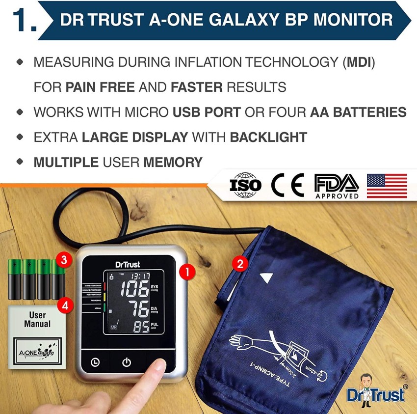 STANDARD BPCare Plus (AS-35K) Automatic Digital Blood Pressure Monitoring  Machine & with Mentor Sugar Check Glucometer Bp Monitor - STANDARD 