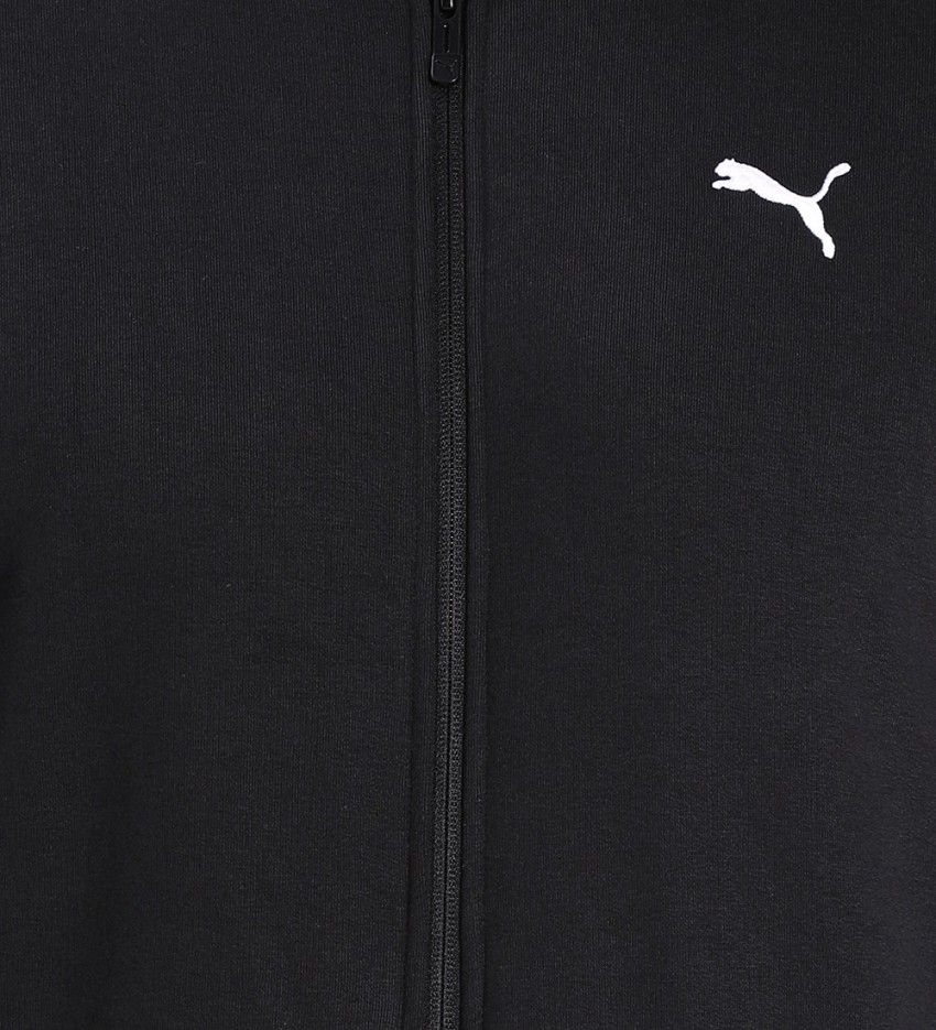 Puma Classics T7 animal taped sleeve track top in black