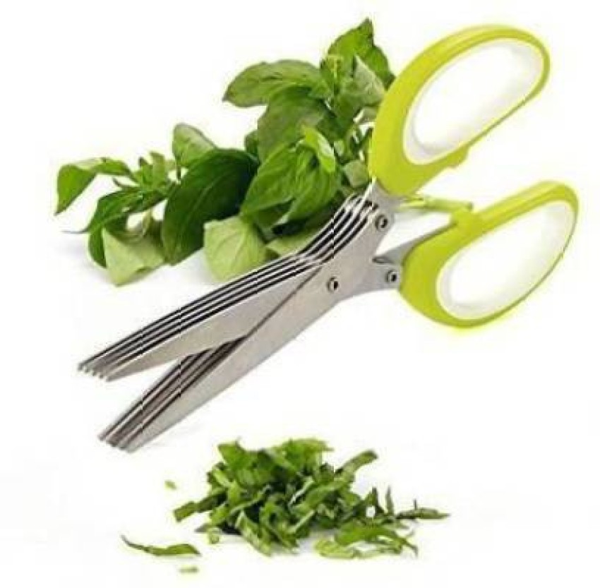 1pc Herb Scissors Leaf Herb Stripper, Stainless Steel 5 Blade