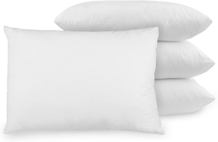 Sweet Dream Polyester Fibre Solid Sleeping Pillow Pack of 4 Buy