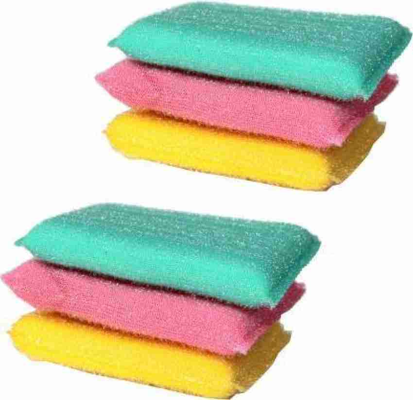 Scratch Proof Kitchen Utensil Scrubber Pad, Standard - Pack of 6