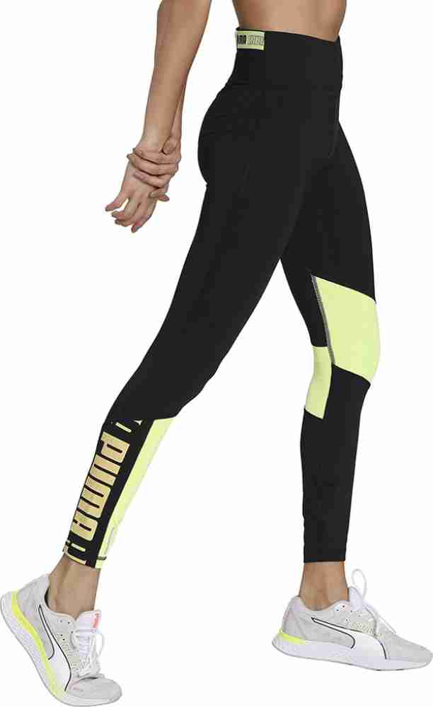 PUMA Color Block Women Black Tights - Buy PUMA Color Block Women