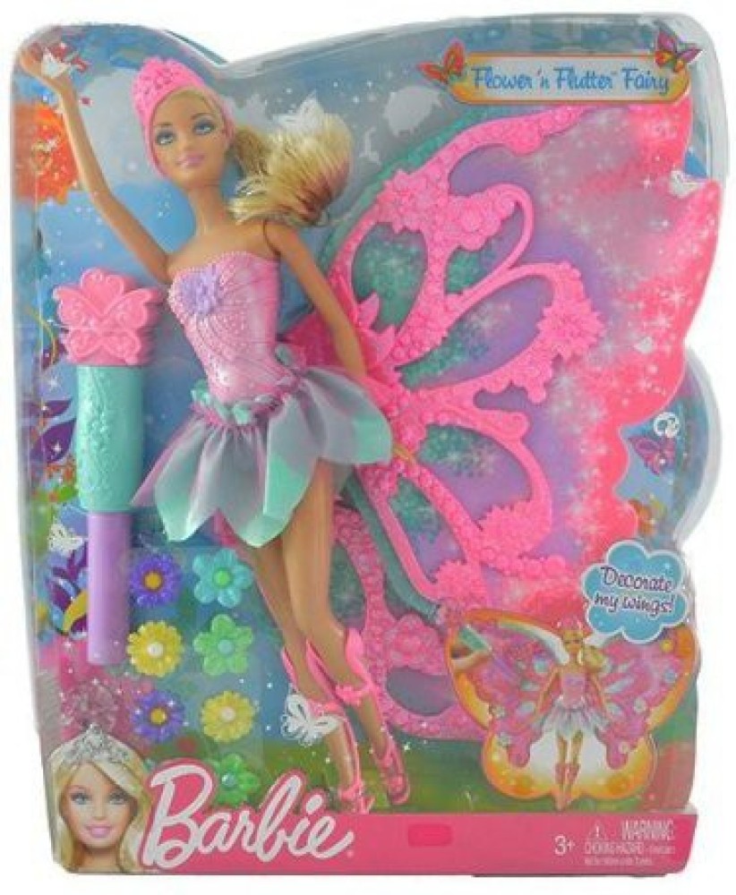 BARBIE Flower N Flutter Fairy Doll Flower N Flutter Fairy Doll shop for BARBIE products in India. Flipkart