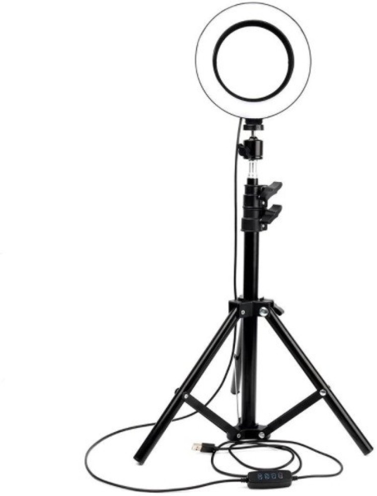 AE Store 9 Feet Long Tripod Stand (84 Inch) with 10 LED Ring
