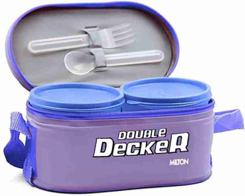 Topware Smartlock Double Decker 3 Containers Lunch Box (1000 Ml) in Delhi  at best price by Akash Enterprises - Justdial