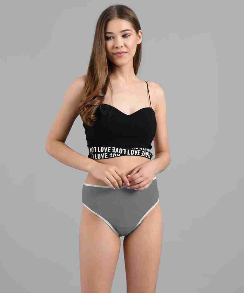 INNER SKIN Women Hipster Grey Panty - Buy INNER SKIN Women Hipster