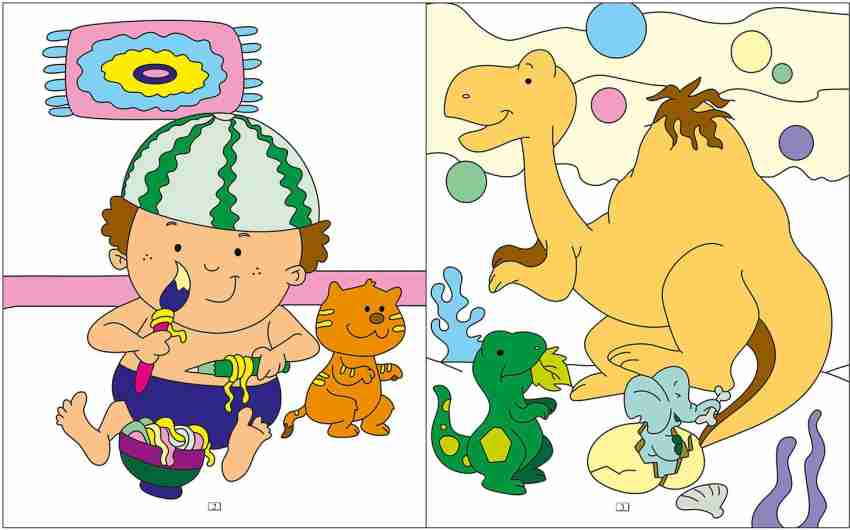 Set of 4 Magical pencil activity Books, 2 in 1 Magic Book of  Fruits-Vegetables, Flowers-Vehicles, Domestic Animals-Wild Animals and  Alphabet-Nursery Rhymes