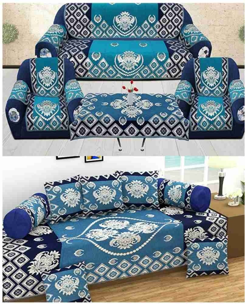 Sofa set cover and diwan deals bed cover set in homeshop18