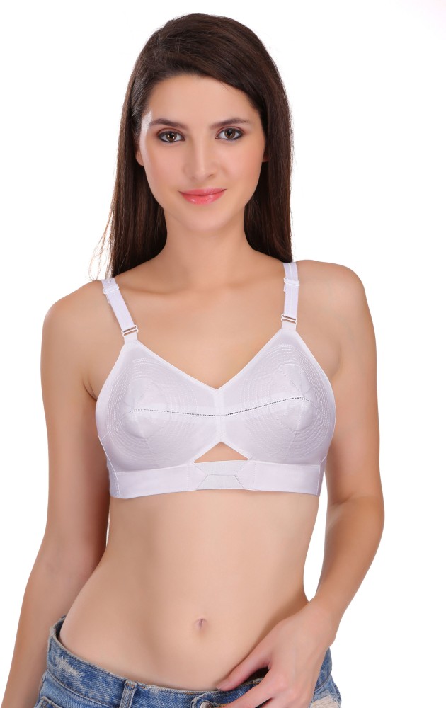 Featherline 100% Pure Cotton Perfect Fitted Non Padded Women's Everyday  Bras (Elastic Straps) Women Minimizer Non Padded Bra - Buy Featherline 100% Pure  Cotton Perfect Fitted Non Padded Women's Everyday Bras (Elastic