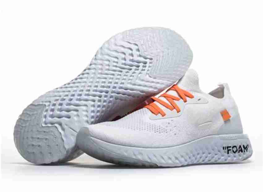 Nike epic react off white price best sale