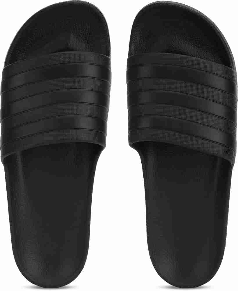 Adilette aqua discount slides black