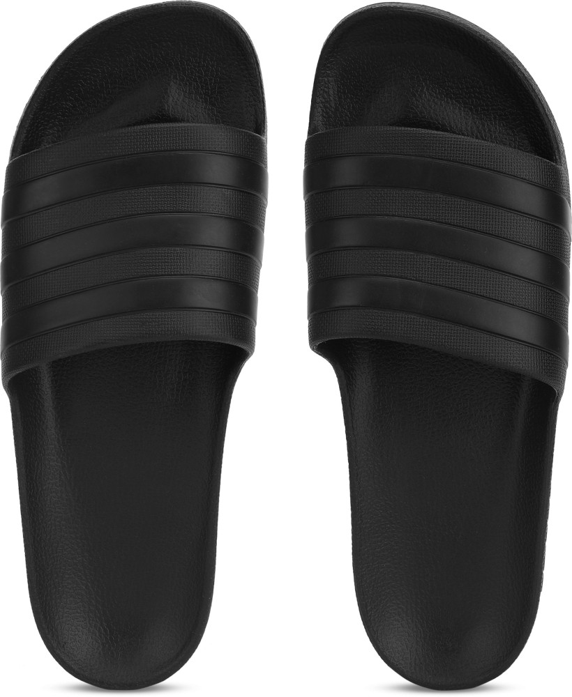 Adidas aqua slides black new arrivals